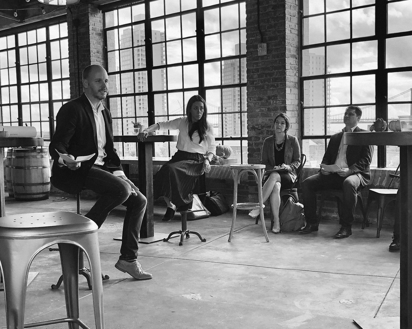 Dave speaking on the STARR Restaurants Leadership Development Panel